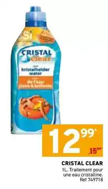 Trafic Cristal clear offre