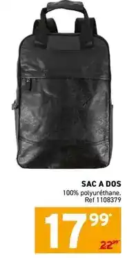 Trafic Sac a dos offre