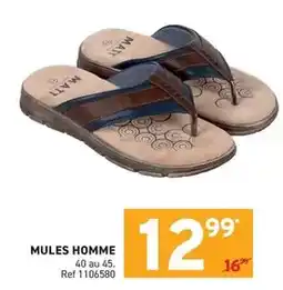 Trafic Mules homme offre