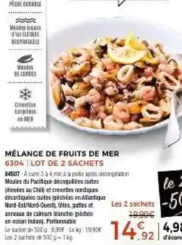 Thiriet Mélange de fruits de mer offre