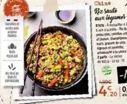 Thiriet Chino riz saute aux légumes offre
