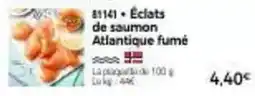 Thiriet Éclats de saumon atlantique fumé offre