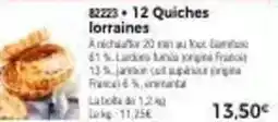 Thiriet Lana - 12 quiches lorraines offre