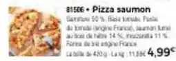 Thiriet U - pizza saumon offre