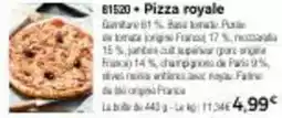 Thiriet Pizza royale offre