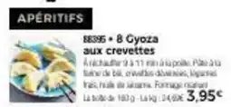 Thiriet 8 gyoza aux crevettes offre