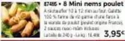 Thiriet 8 mini nems poulet offre