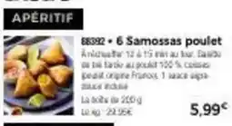 Thiriet 6 samossas poulet offre