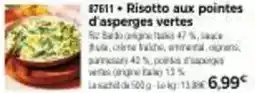 Thiriet Risotto aux pointes d'asperges vertes offre