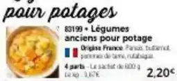 Thiriet Légumes anciens pour potage offre