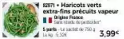 Thiriet Haricots verts extra-fins précuits vapeur offre