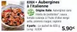 Thiriet Thule - aubergines à l'italienne offre