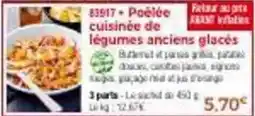 Thiriet Poêlée cuisinee de légumes anciens glacés offre