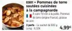 Thiriet Pommes de terre sautées cuisinées à la campagnarde offre