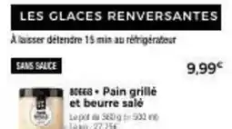 Thiriet Pain grille et beurre salé offre