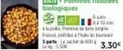 Thiriet Care - pomme tissories biologiques offre