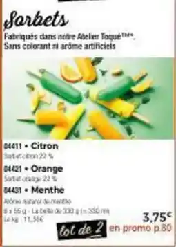 Thiriet Orange - citron offre