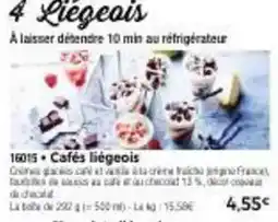 Thiriet Cafés liègeois offre