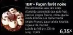 Thiriet Façon forêt noire offre