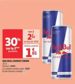 Auchan Supermarché Red bull - drink offre