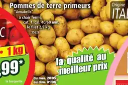 Norma Pommes de terre primeurs offre