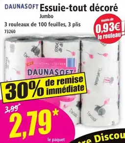 Norma DAUNASOFT Essuie-tout décoré offre
