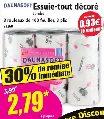 Norma DAUNASOFT Essuie-tout décoré offre