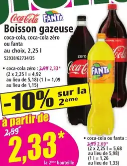 Norma Coca-cola fanta boisson gazeuse offre