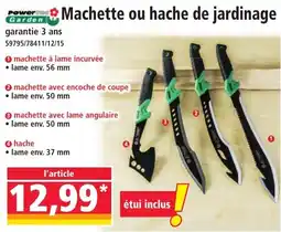Norma Machette ou hache de jardinage offre