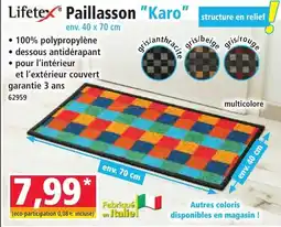 Norma Paillasson karo offre