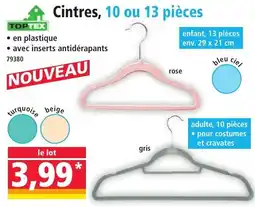 Norma Cintres 10 ou 13 pièces offre