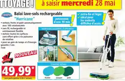 Norma Balai lave-sols rechargeable hurricane offre