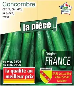 Norma Concombre offre