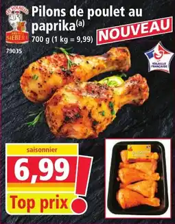 Norma Pilons de poulet au paprika offre