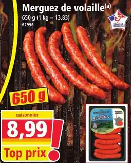 Norma Merguez de volaille offre