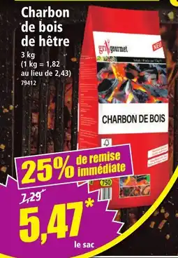 Norma Charbon de bois de hêtre offre