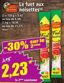 Norma Le fuet aux noisettes offre