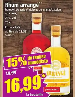 Norma Rhum arrangé offre