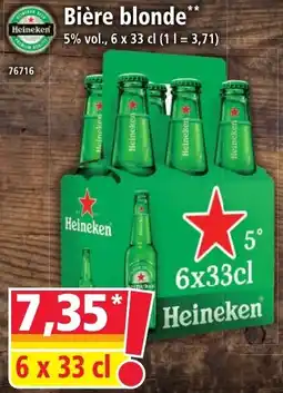 Norma Bière blonde offre