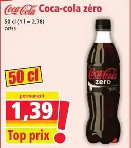 Norma Coca cola zéro offre
