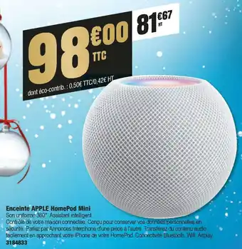 Apple enceinte homepod mini