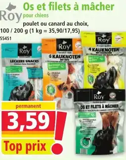 Norma Os et filets à mâcher offre