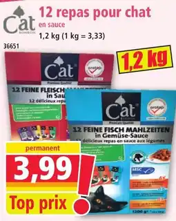Norma 12 repas pour chat offre