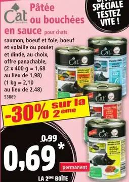 Norma Pâtée ou bouchées en sauce offre