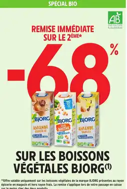 Intermarché Express Sur les boissons végétales bjorg offre