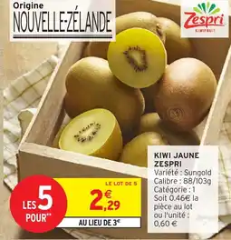 Intermarché Express Kiwi jaune zespri offre