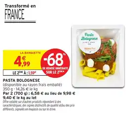 Intermarché Express Pasta bolognese offre