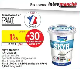 Intermarché Express Skyr nature pâturages offre