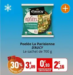 Coccinelle Express D'AUCY Poelée La Parisienne offre