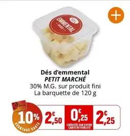 Coccinelle Express PETIT MARCHÉ Dés d'emmental offre